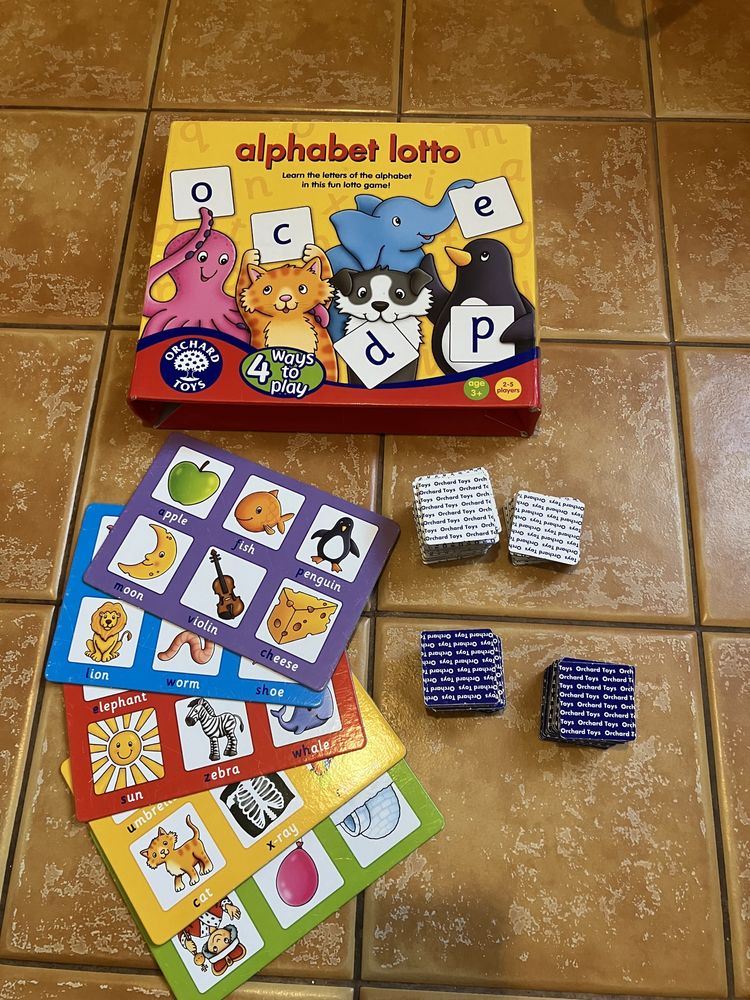 Gra orchard toys alphabet lotto