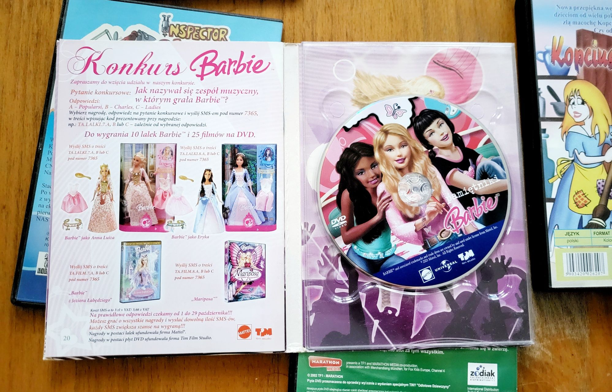 Inspektor Gadget Odlotowe Agentki Barbie filmy dvd