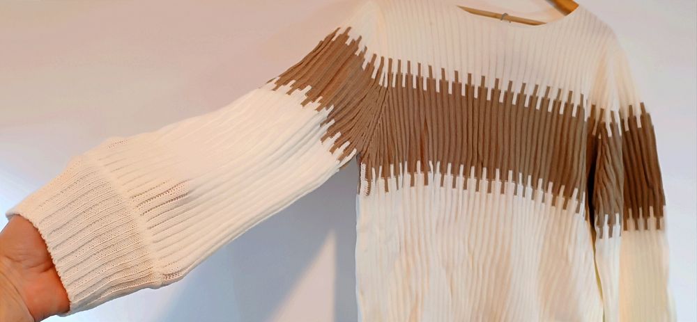 NOWY elegancki 2 częściowy dzianinowy zestaw dla kobiet r. 3 XL