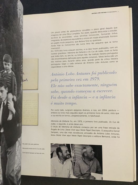 António Lobo Antunes Fotobiografia