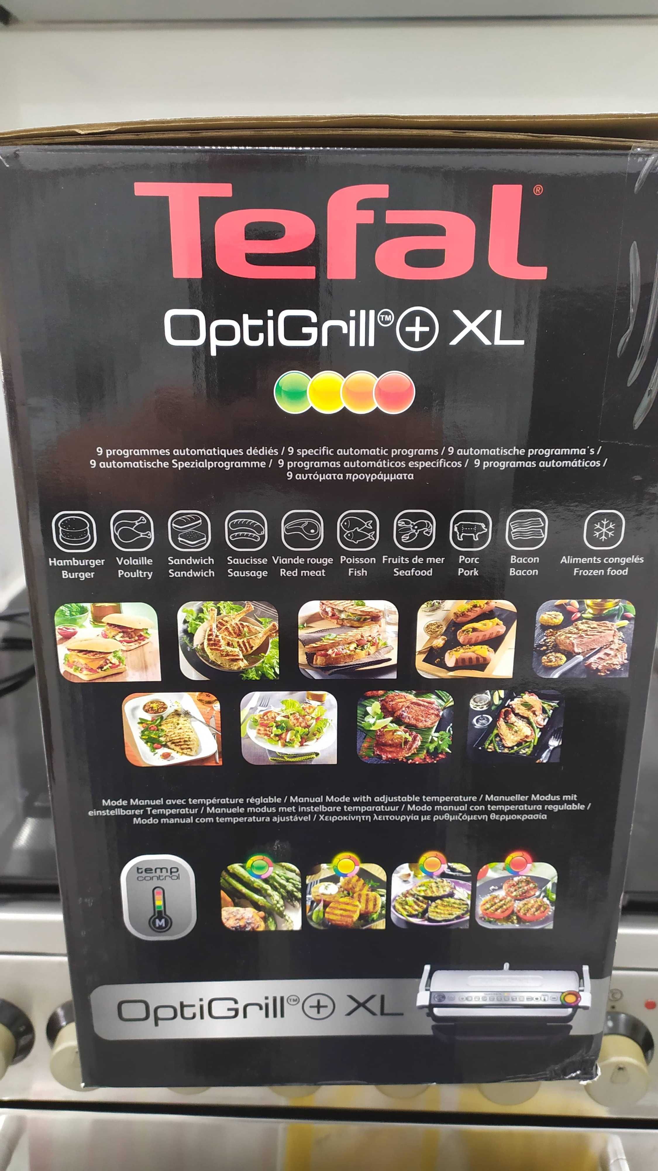 Grelhador TEFAL OptiGril + XL (NOVO)