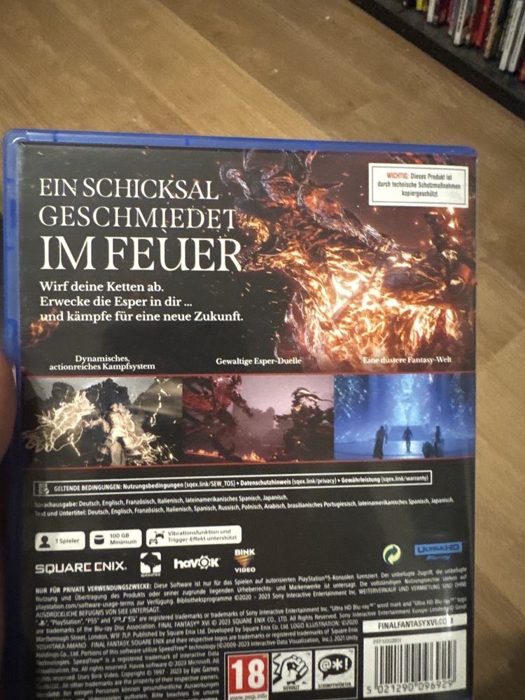 Sprzedam grę final fantasy XVI ps5