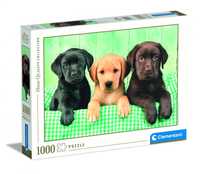 Puzzle 1000 El psy labrador golden retriver szczeniaki
