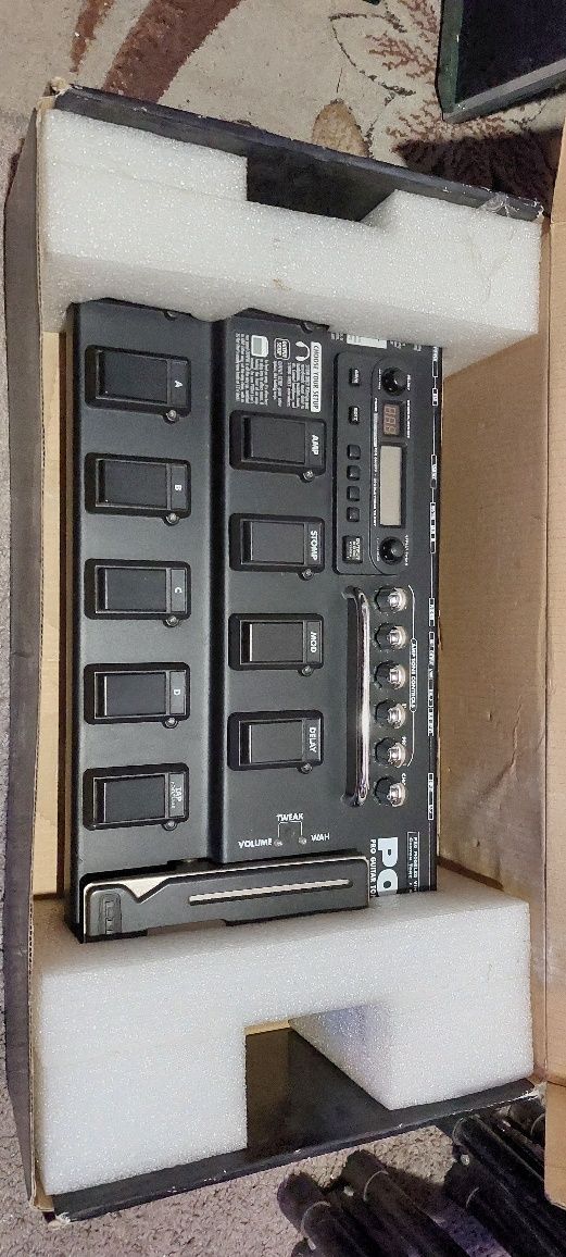 Pod XT Live Pro Guitar Tone On The Floor