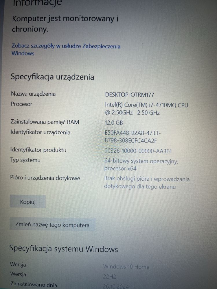 Laptop multicom DESKTOP-OTRM177