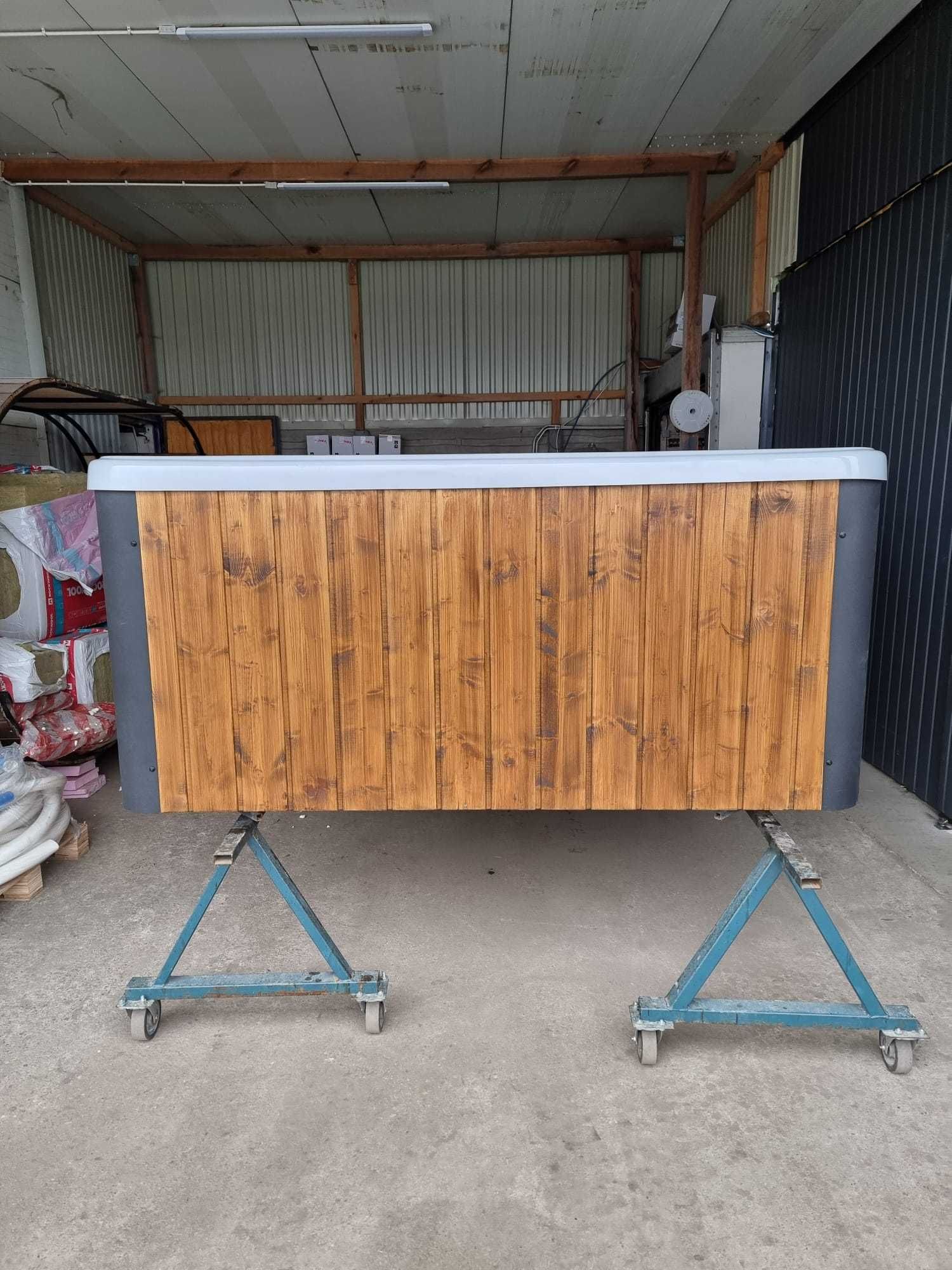Balia Jacuzzi ogrodowe 210x210 6 osobowe hydromasaż leżanka