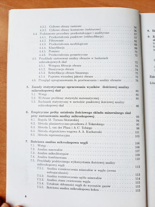 Ilościową analiza mikroskopowa skał Ratajczak Magiera Skowroński 1998