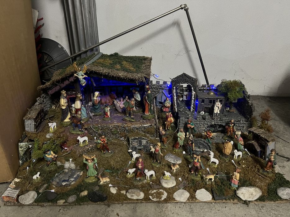 Presepio com luzes