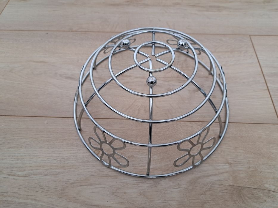 Owocarka metaloea, misa na owoce, pojemnik kuchenny wzór z kwiatami