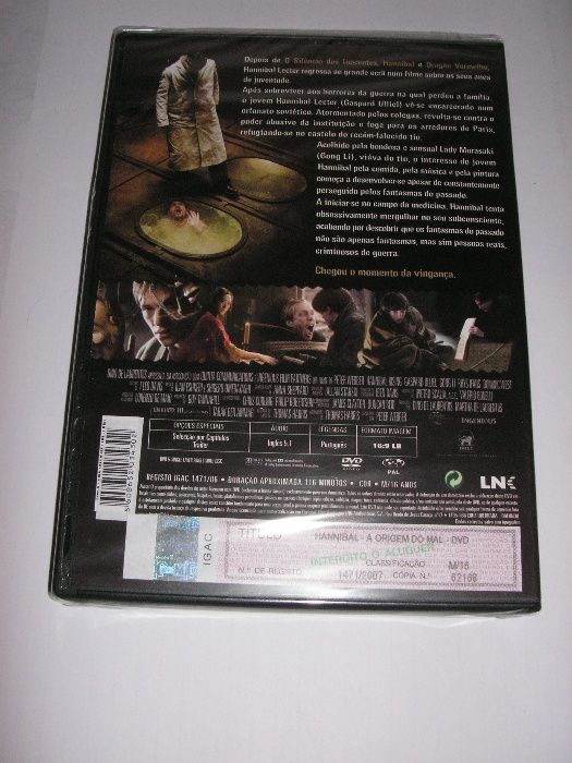 DVD Hannibal - A Origem do Mal (Hannibal Rising) - NOVO