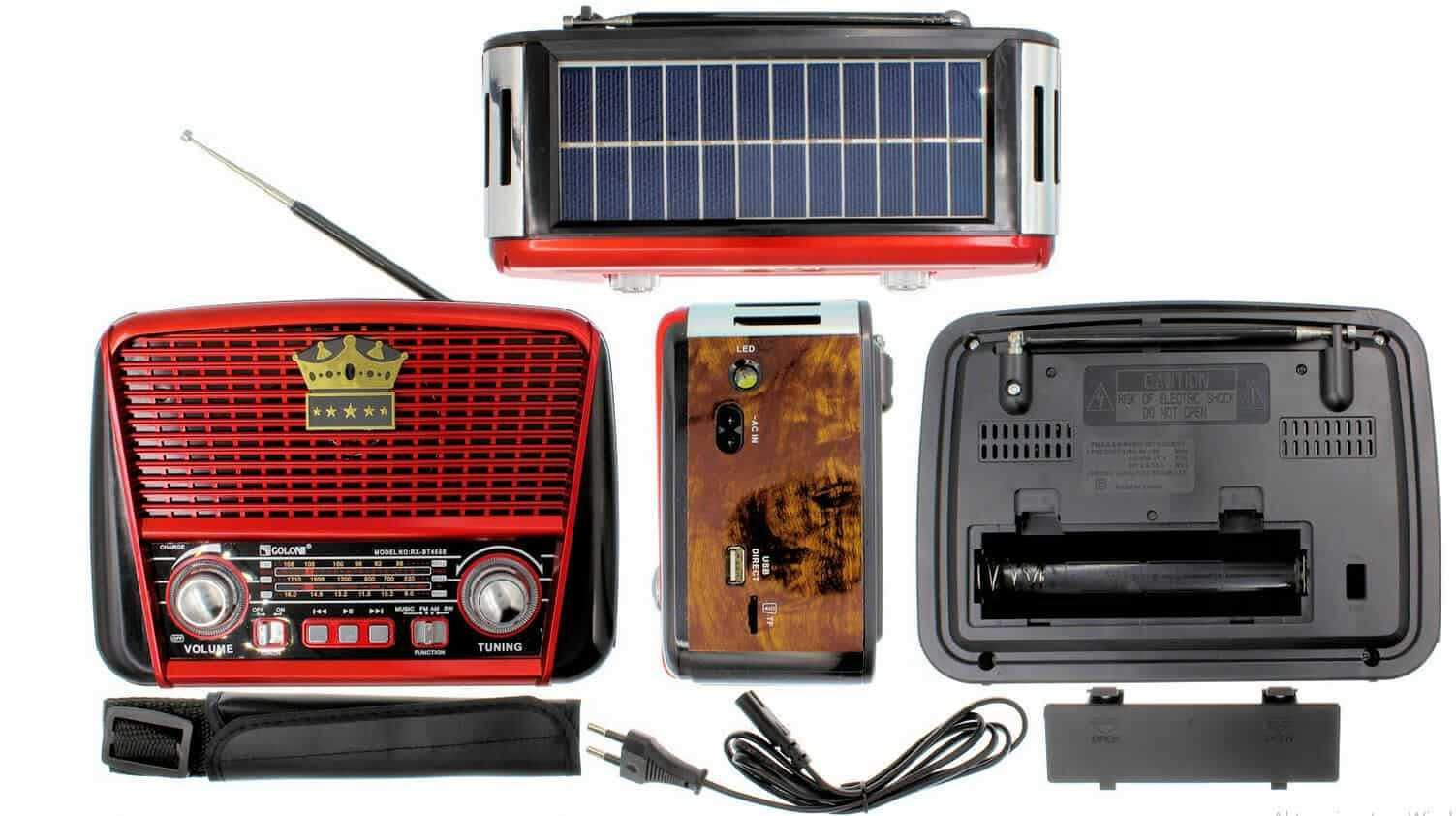 Radio solarne SW Golon RX-455S.