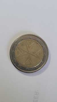 Moeda 2 euros Malta 2010 / Moeda 1 euro Malta 2008