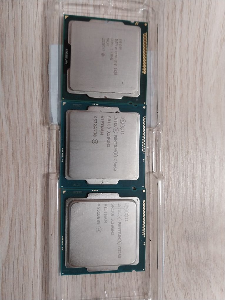 Procesory Intel Pentium G3460, G3260, G630