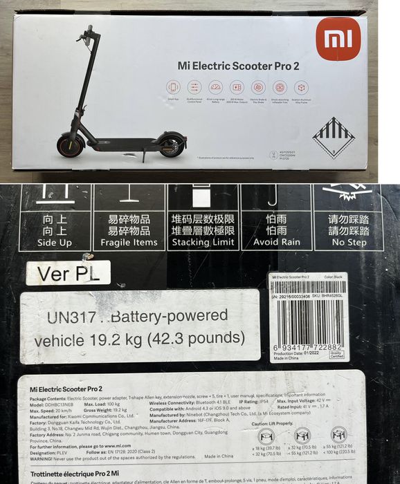 OUTLET Xiaomi Mi Electric Scooter Pro 2 FV23% Gwarancja