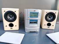 wieża JVC CA-UXT550 FM/CD/DECK/PILOT sprawna ładna kolumny