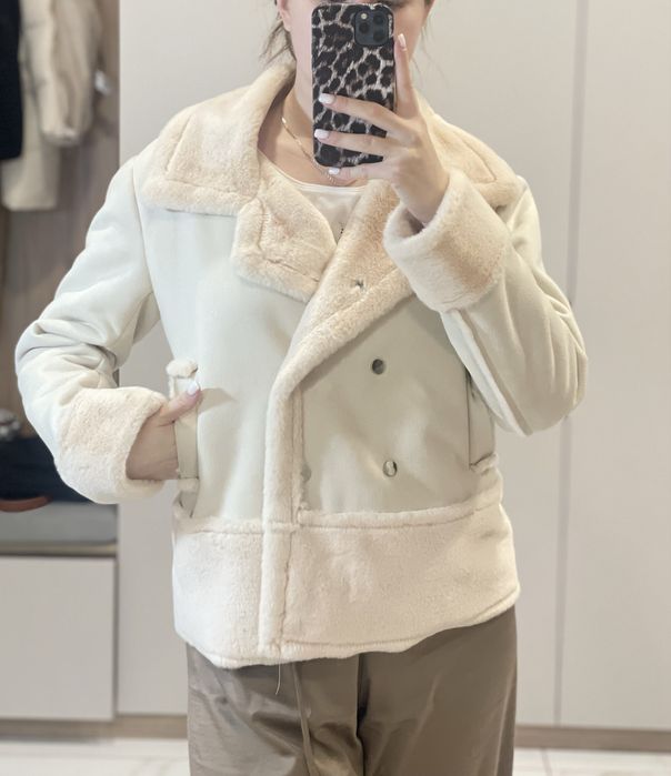 Весільна шубка, шубка-косуха на вихід, нарядний кожушок