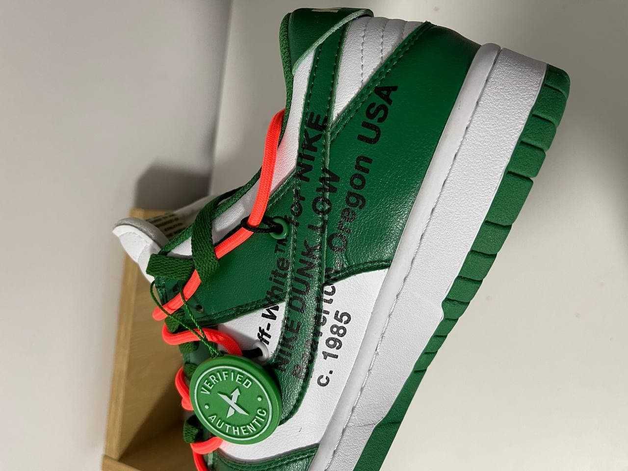 Nike Dunk Low & Off White Pine Green 44 размер