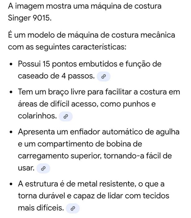 Maquina costura em bom estado