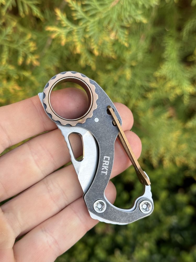 Складний ніж CRKT 9082 COMPANO, складний ніж з карабіном