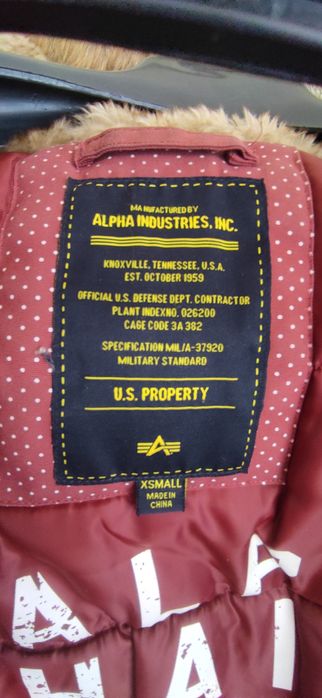Alpha Industries аляска женская