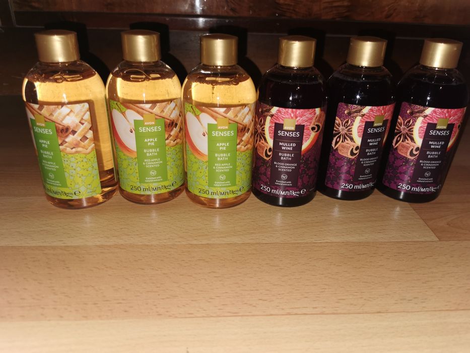 Płyn do kąpieli Avon Senses Apple pie /Mulled wine 250 ml