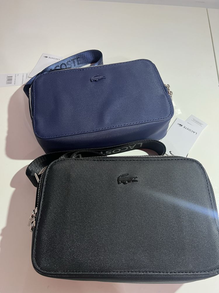 Сумка лакоста bag lacoste месенджер чоловіча сумка жіноча  бананка