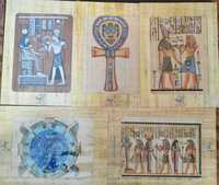 Серия картин из папируса