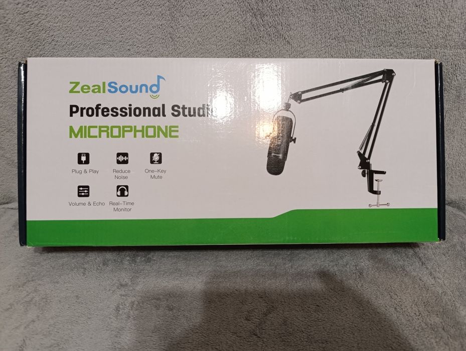 Студійний конденсаторний USB-мікрофон ZealSound(Haomuren) K66s  і K66n