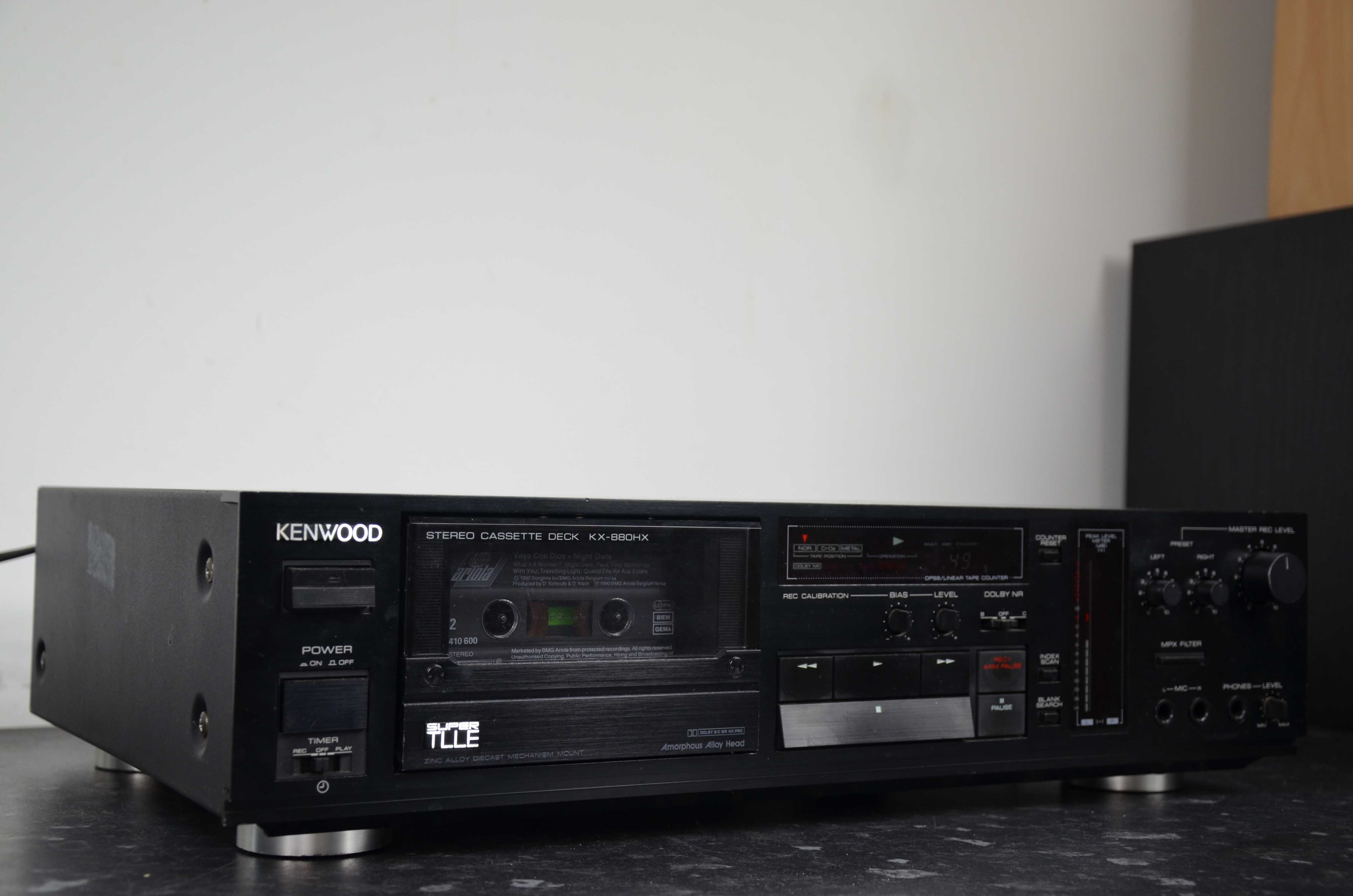 Magnetofon kasetowy Kenwood KX-880HX czarny