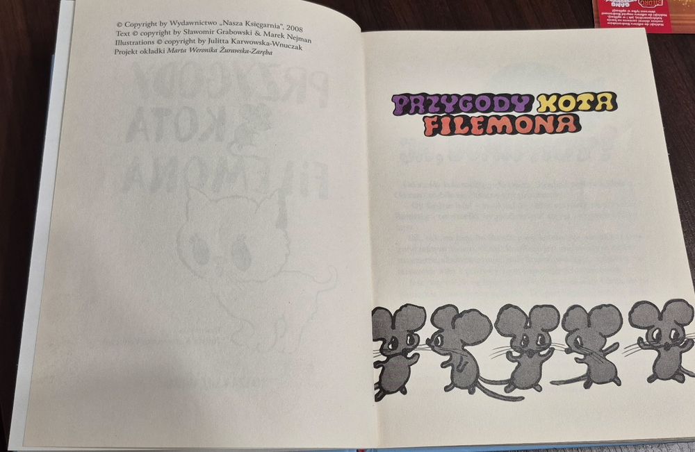 Przygody Kota Filemona Marek Nejman Sławomir Grabowski NaszaKsięgarnia