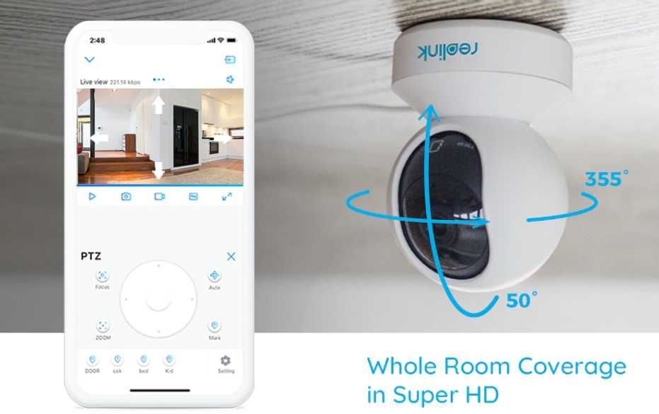 Camara Reolink E1 Wifi para interior