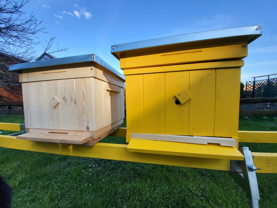 Ule wielkopolskie drewniane ule dopłaty ramki stojaki dennice