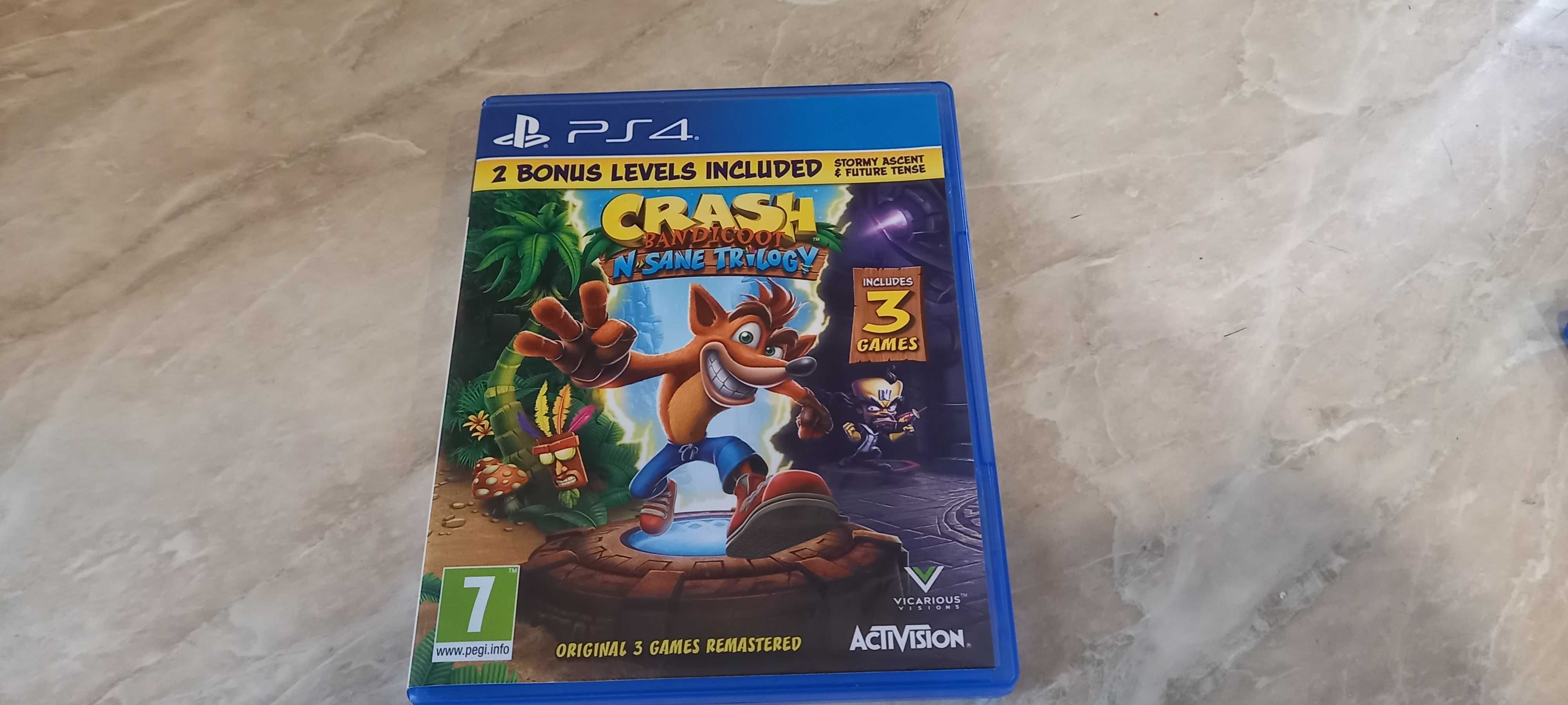 диск PS4 Playstation 4 Crash Bandicoot N Same Trilogy
