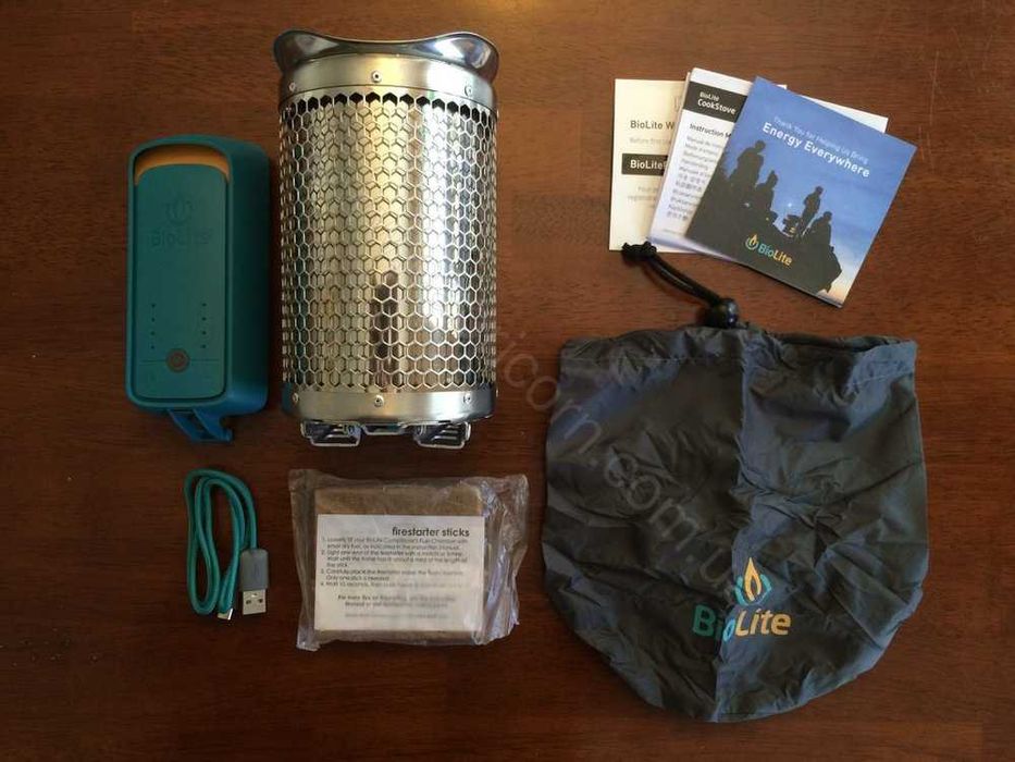 СУПЕР-турбо печка-щепочница Biolite Cookstove пиролизная печьCampstove