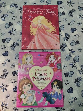 2 Livros O mundo das princesas