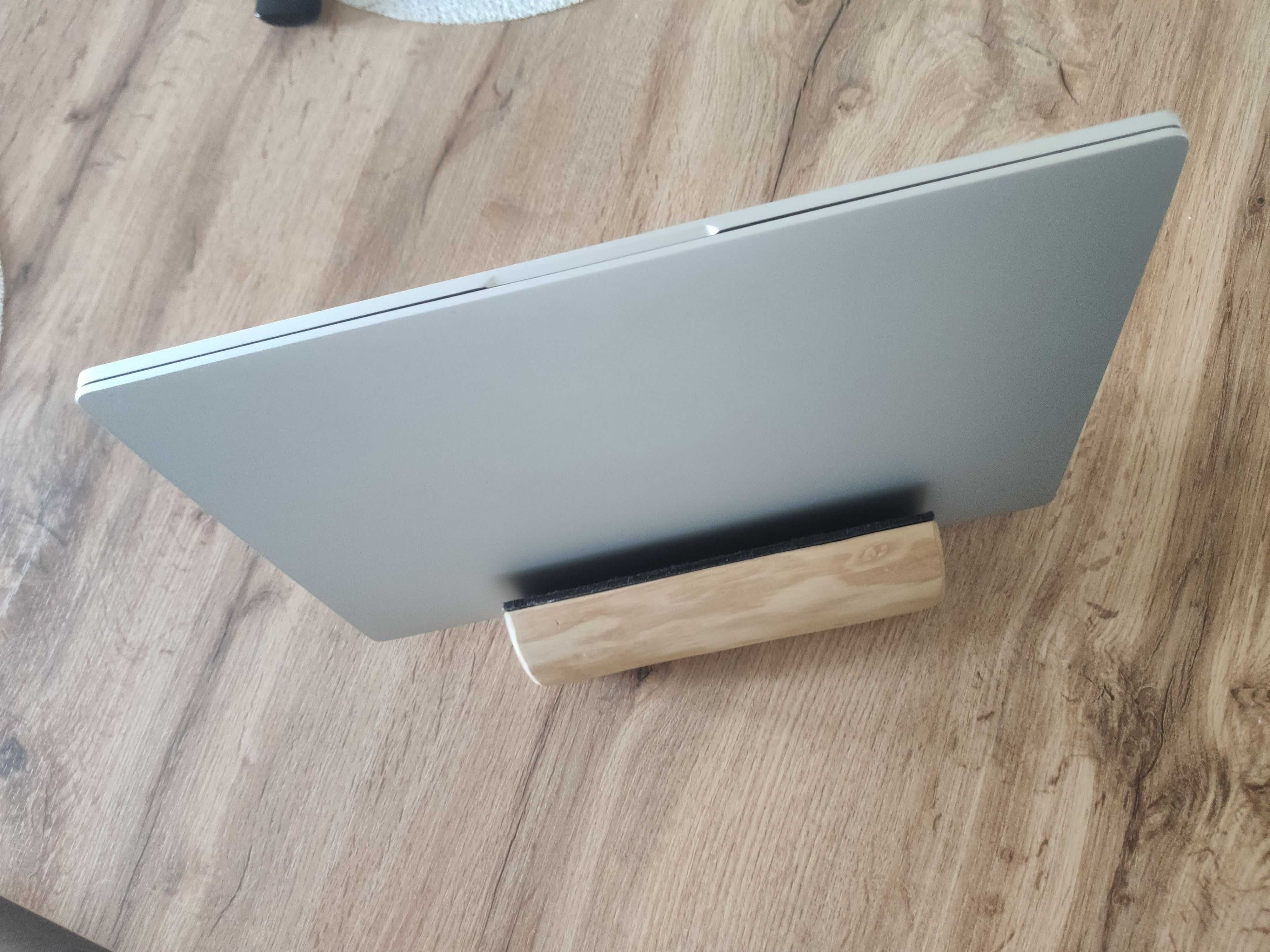 Zestaw drewniany PIÓRNIK i STOJAK NA LAPTOPA boho holder do notebooka