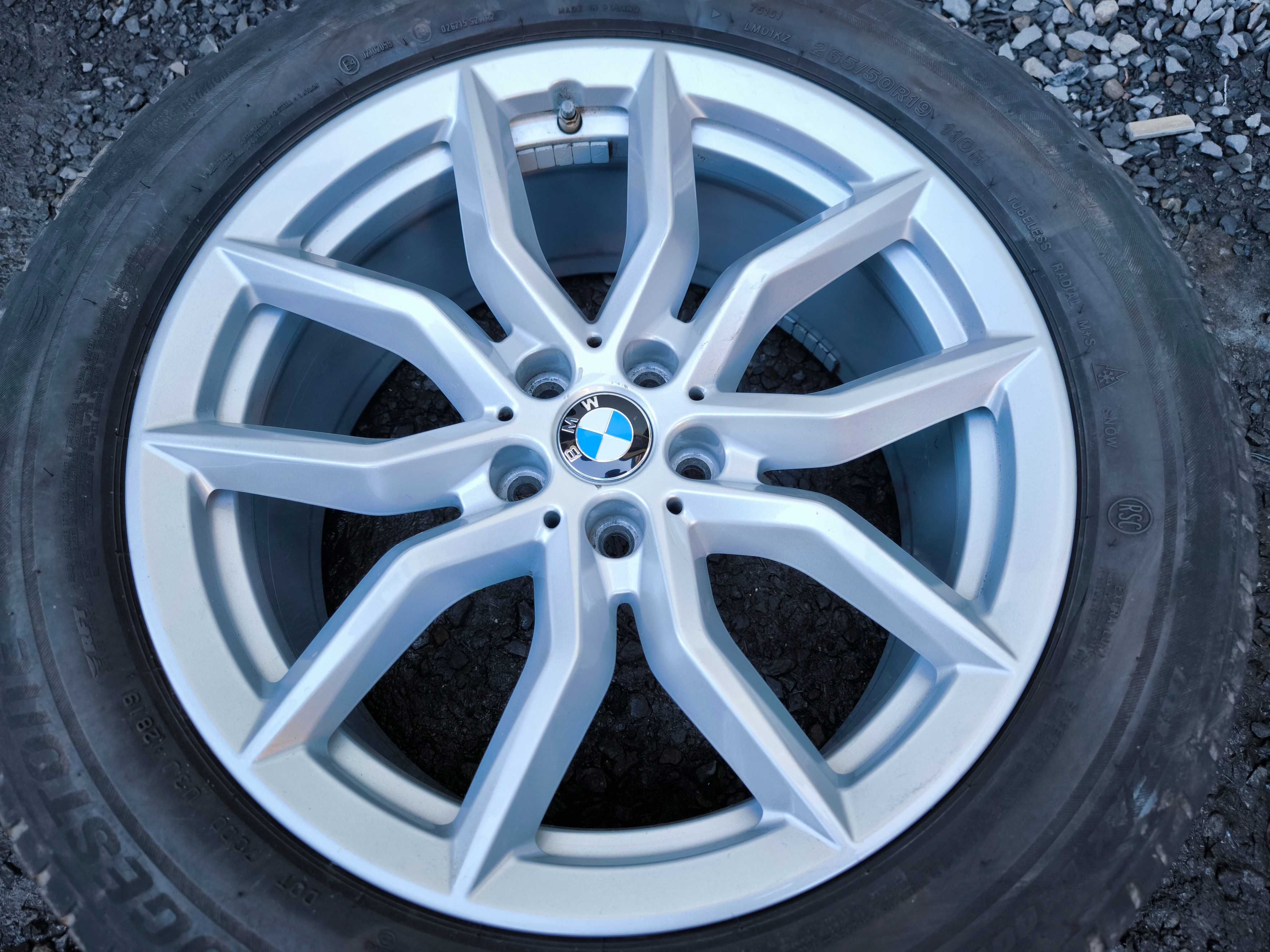 Koła BMW X5 G05 X6 G06 X3 G01 X4 G02 19 cali 5x112 ET38 Opony 265/50