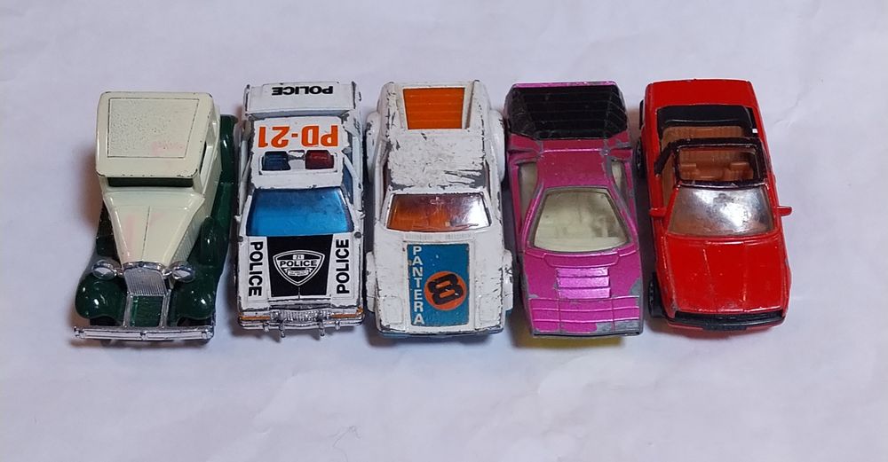 Lote de miniaturas antigas Matchbox