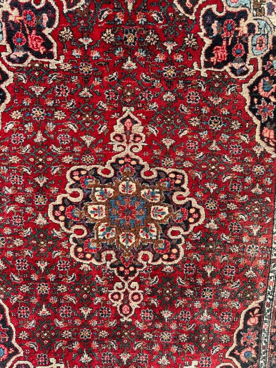 Kaszmirowy dywan r. tkany perski Iran Bidjar 170x112 galeria 7 tyś
