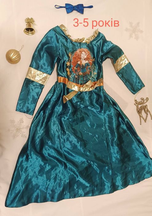 Плаття Ельзи. Платье Эльзы. 3-4 роки. Костюм Сніжинки Попелюшка. Мерід