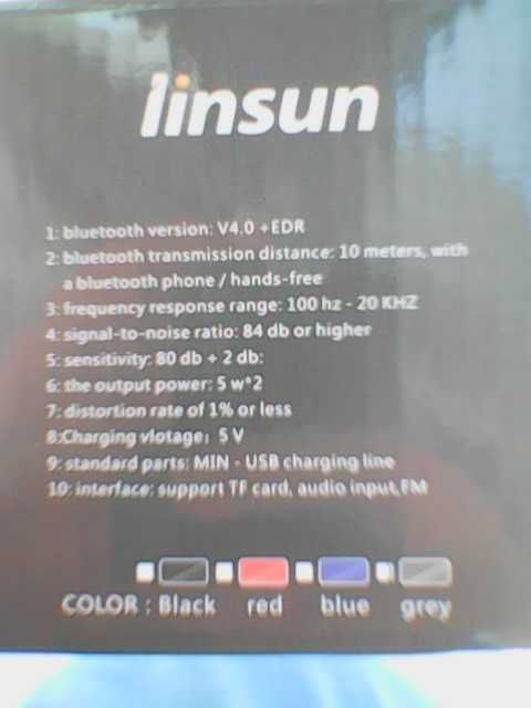Głośnik Bluetooth BT 2*5W