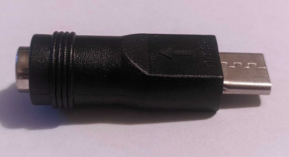 Штекер переходник 5.5x2.5(2.1) на USB Type-C
