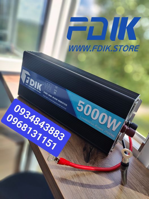 Інвертор 5000 w FDIK чиста синусоїда. ТОП