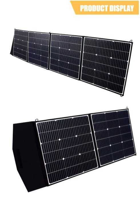 Painel Solar Dobrável Portátil 100W 18V ou 200W 18V