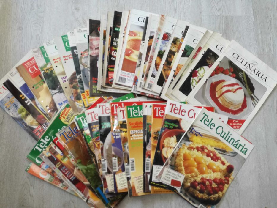 Revistas Teleculinária Antigas (1980)