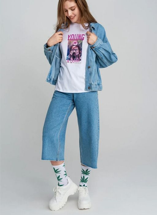 Джинсы-кюлоты Befree