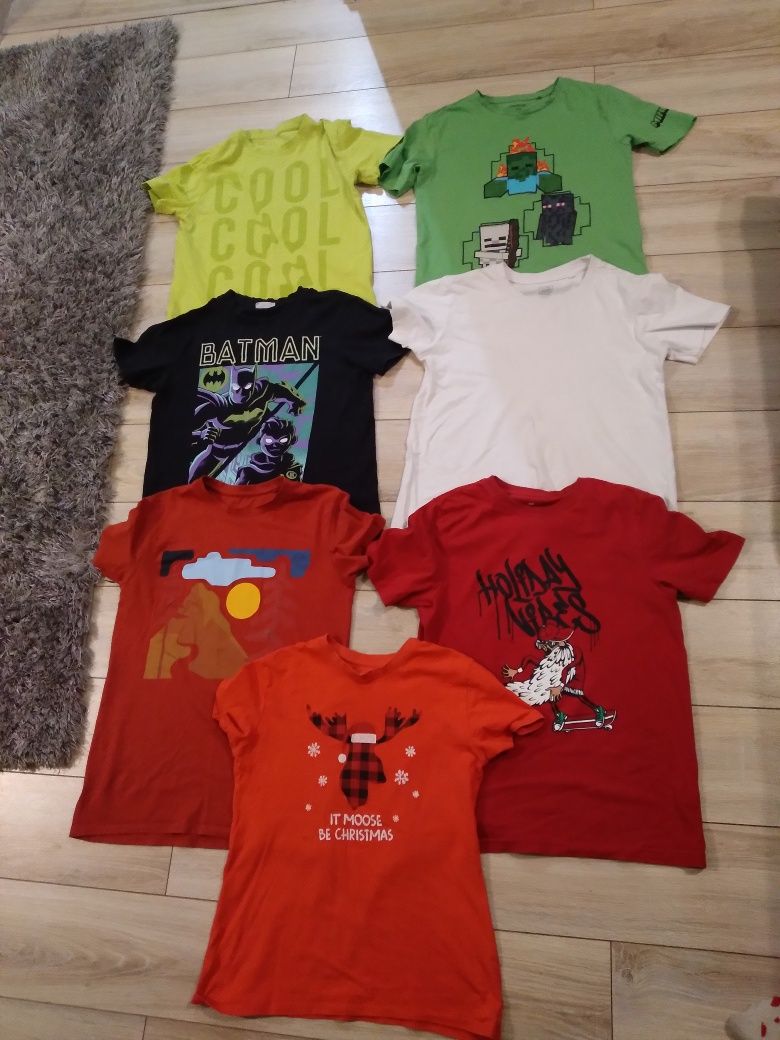 Bluzki - t shirty 146 chłopięce