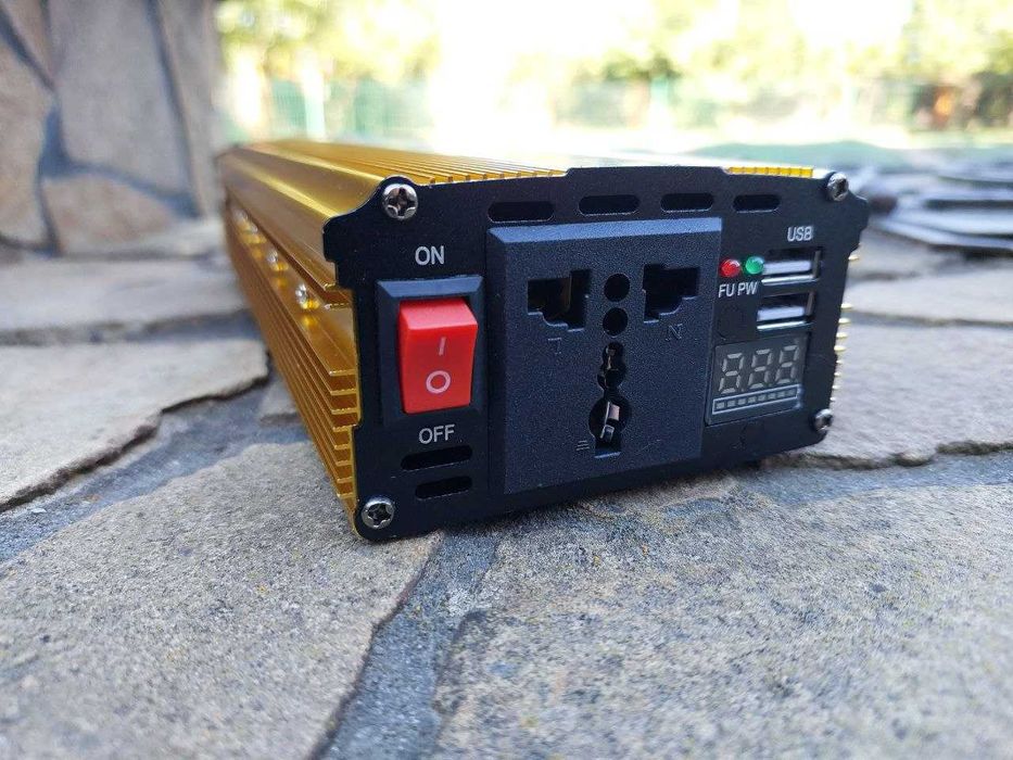 Перетворювач Инвертор Преобразователь напряжения 12в 2000вт(500-9000вт