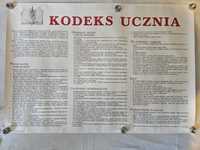 Kodeks ucznia z roku 1975  unikalny .