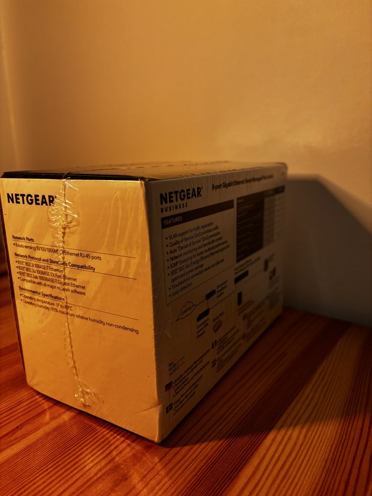 Switch de Rede Gerenciavél - Netgear GS308E